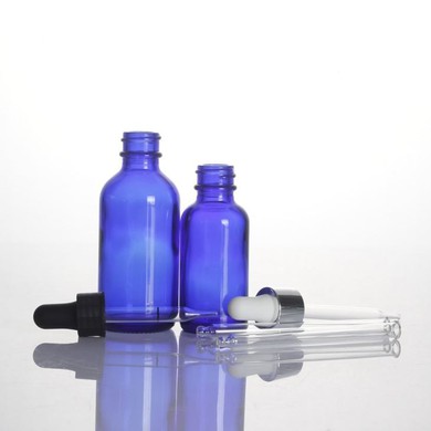 30ml 50ml 100ml Blue Essential Oil Glass Bottle
