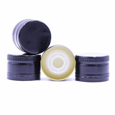 31.5x24mm Aluminum Plastic Olive Oil Glass Bottle Caps With Pourers
