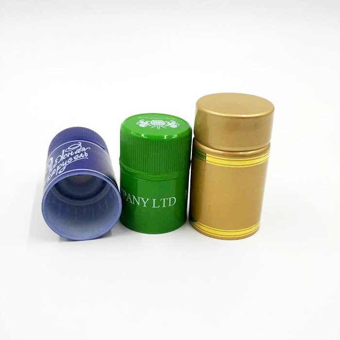 Non Rifillable Plastic Caps With Glassball