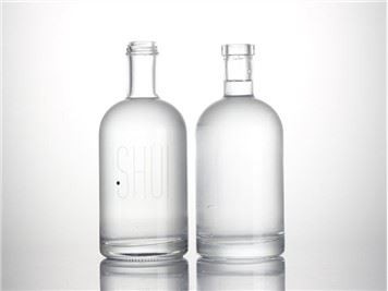 Custom Glass Liquor Bottle