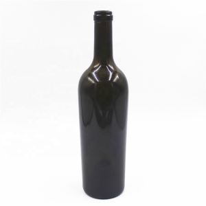 Stocked Dark Antique Green Color 750 Ml Wine Glass Bottle Thor Bottle