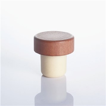 Synthetic Cork With Wooden Bar Top Caps